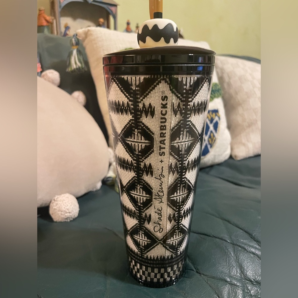 Starbucks Tumbler Shadé Akanbi Berber Diamond Cold Cup Limited-edition NWT